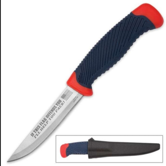 Paring Knife Proud American Patriotic 8.5 Inch Multipurpose Knife - Picture 1 of 12